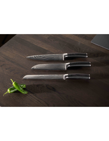BYGAARD DAMASCUS KNIVE 3 STK