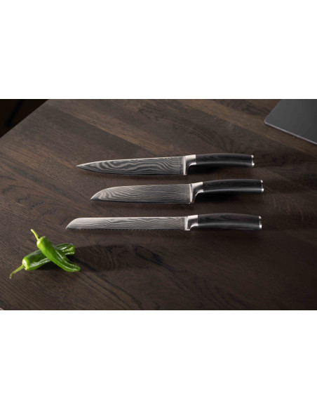 BYGAARD DAMASCUS KNIVE 3 STK