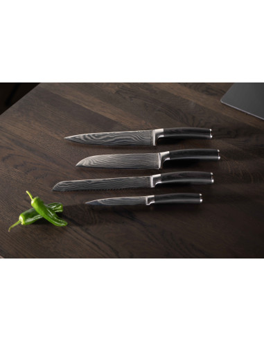 BYGAARD DAMASCUS KNIVE 4 STK