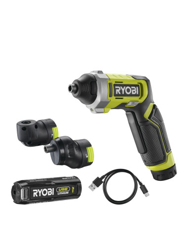 RYOBI SKRUEMASKINESÆT 4V USB LITHIUM